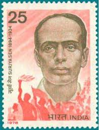 Postage Stamp on Surya Sen